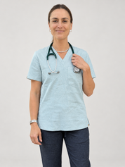 Avila Scrub Top, front top