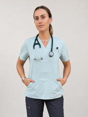 Siena Scrub Top, front view